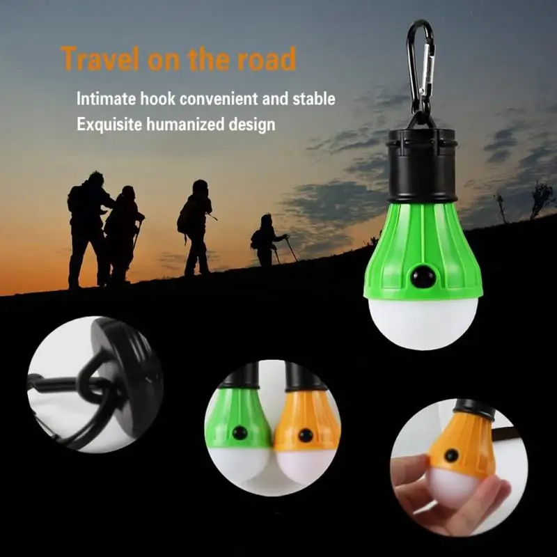 Camping Lantern Outdoor Light Battery Powered Lights Multicolor Waterproof Lighting Mini Portable LED Lamp Bulb Emergency Light - Image 6
