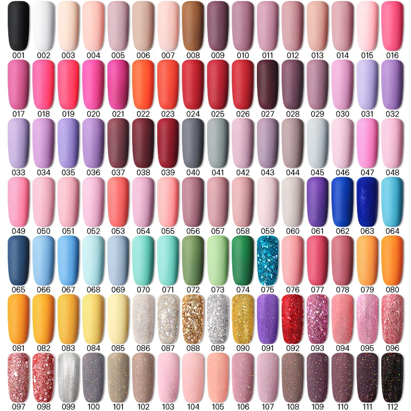 LILYCUTE 7ml UV Nail Gel Polish Autumn Winter Color Semi Permanent Matte Top Coat Needed Soak Off UV LED Nail Art Gel Varnish - Image 2