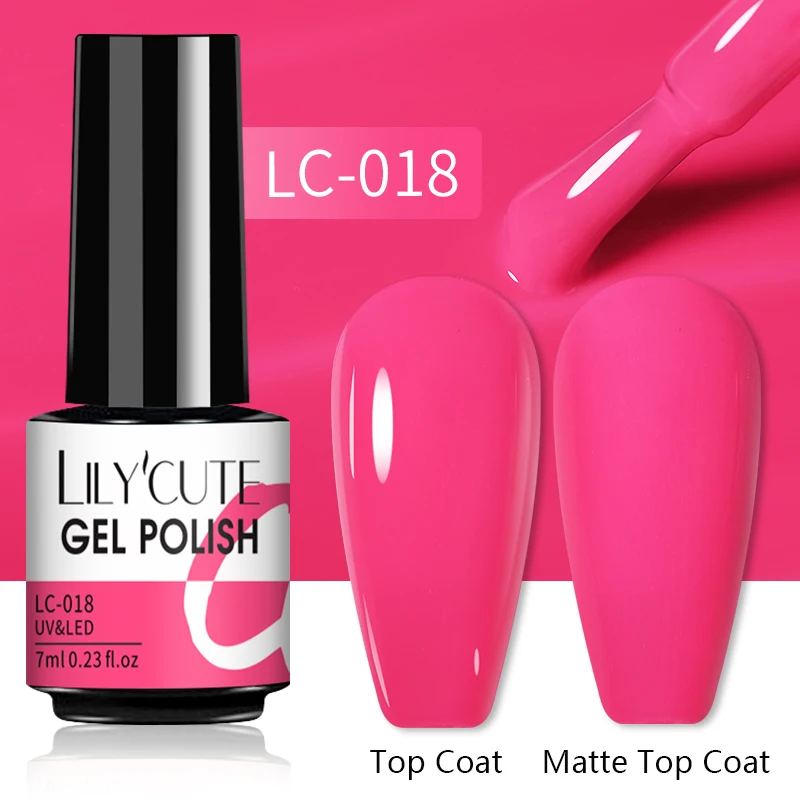 LILYCUTE 7ML Nail Gel Polish Glitter Semi-permanent UV LED Gel Sequins For Manicure Nail Art Design Base Top Coat Gel Varnishes - Image 27
