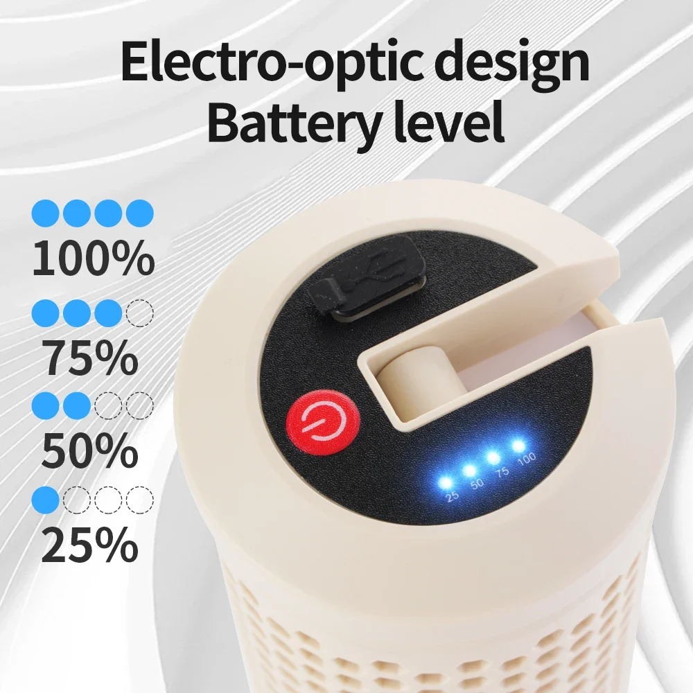 Portable Camping Lantern,Warm/Cool White,Type-C Charge,Battery Display,Retractable, 180° Rotatable,Hook,Camping/Fishing/Outdoor - Image 4