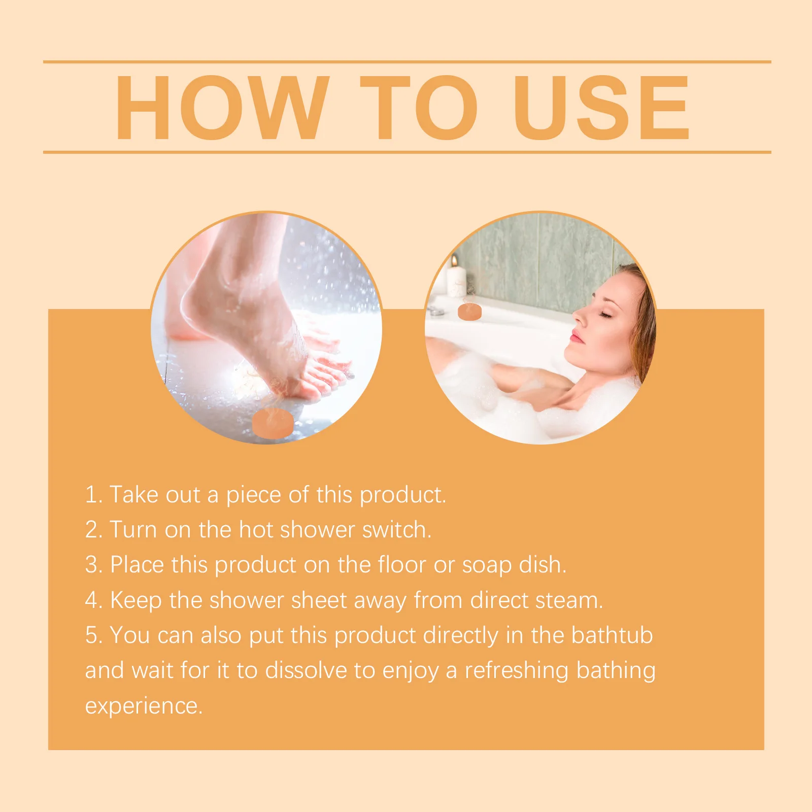 Aromatherapy Shower Tablets Refreshing Soothing Fatigue Stress Relief Assisting Sleep Deep Cleaning Moisturizing Shower Steamer - Image 6