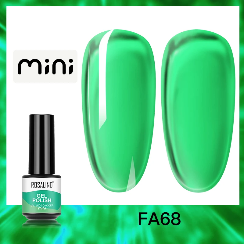 ROSALIND 5ml UV Gel Varnishes Gel Nail Polish Hybrid Soak Off Semi Permanent Base Top Coat Nail Polish for Nail Art - Image 17