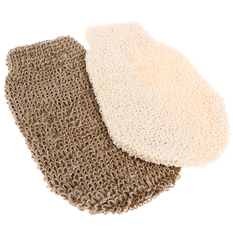 2 Pcs Peeling Exfoliating Gloves Shower Body Brush Fingers Bath Towel For Shower Body Brush Towel SPA Foam Body Massage - Image 6