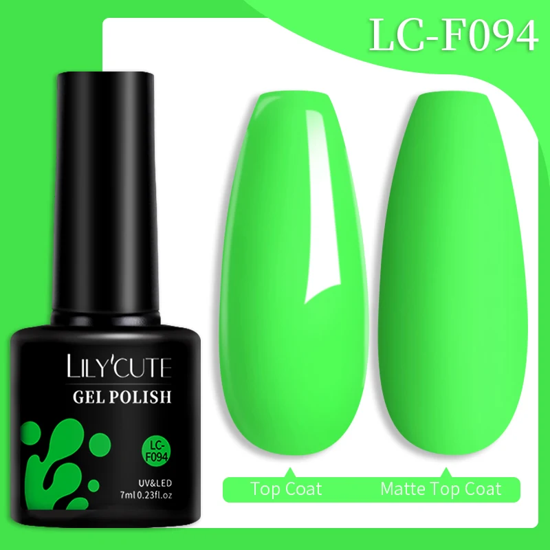 LILYCUTE Thermal Gel Nail Polish Popular In Winter For Manicure Yellow Green Temperature Color-changing Nail Art Gel Varnish - Image 55