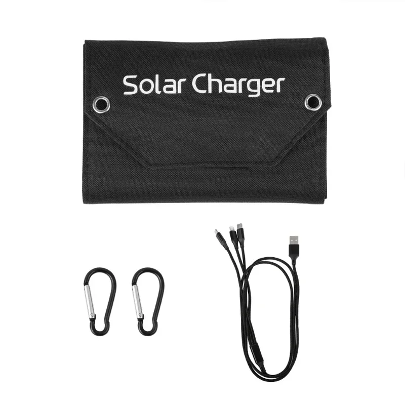 60W 80W 100W Foldable Solar Panel 5V USB Portable Folding Bag Battery Charger for Phone Outdoor Camping Waterproof Power Bank - Image 5
