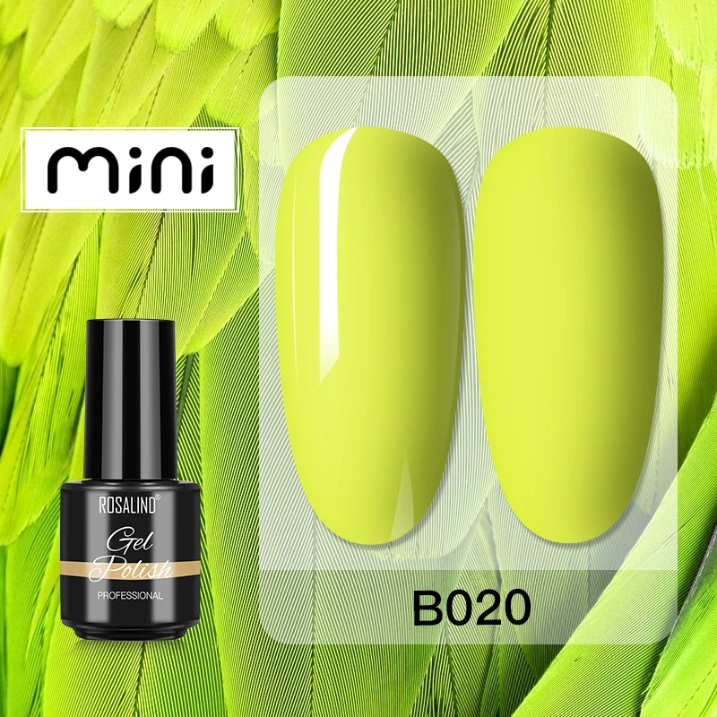 ROSALIND 5ml UV Gel Varnishes Gel Nail Polish Hybrid Soak Off Semi Permanent Base Top Coat Nail Polish for Nail Art - Image 94