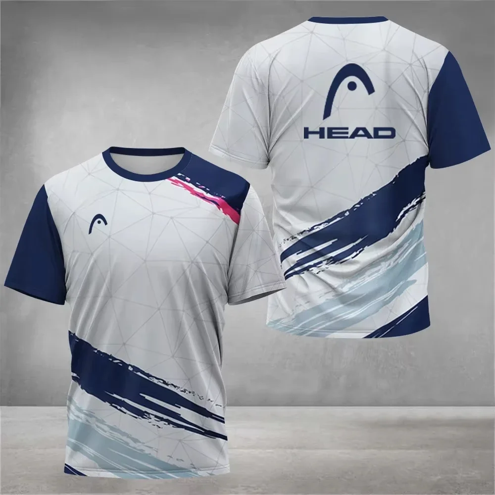 Hot Mountaineering Clothing Summer Breathable Mens T Shirt Outdoor Badminton Table Tennis Jersey O Neck Short Sleeve Loose Top - Image 3