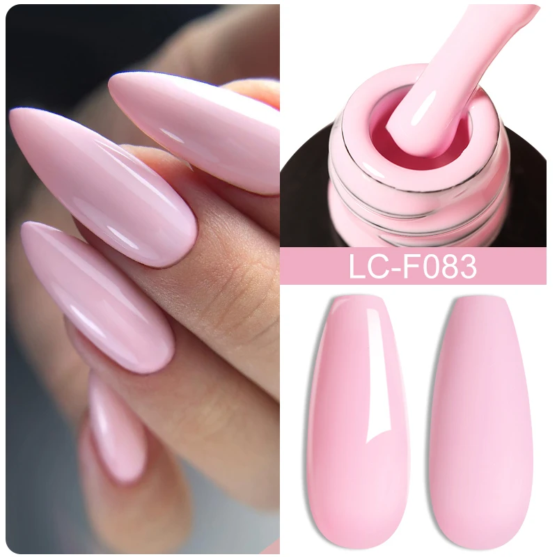 LILYCUTE Thermal Nail Gel Polish 3 Layers Gradient Nude Pink Glitter Temperature Color Changing Semi Permanent Nail Art Varnish - Image 107