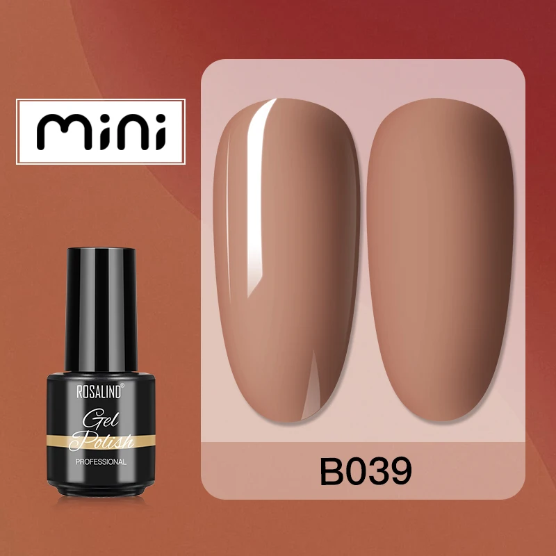 ROSALIND 5ml UV Gel Varnishes Gel Nail Polish Hybrid Soak Off Semi Permanent Base Top Coat Nail Polish for Nail Art - Image 67