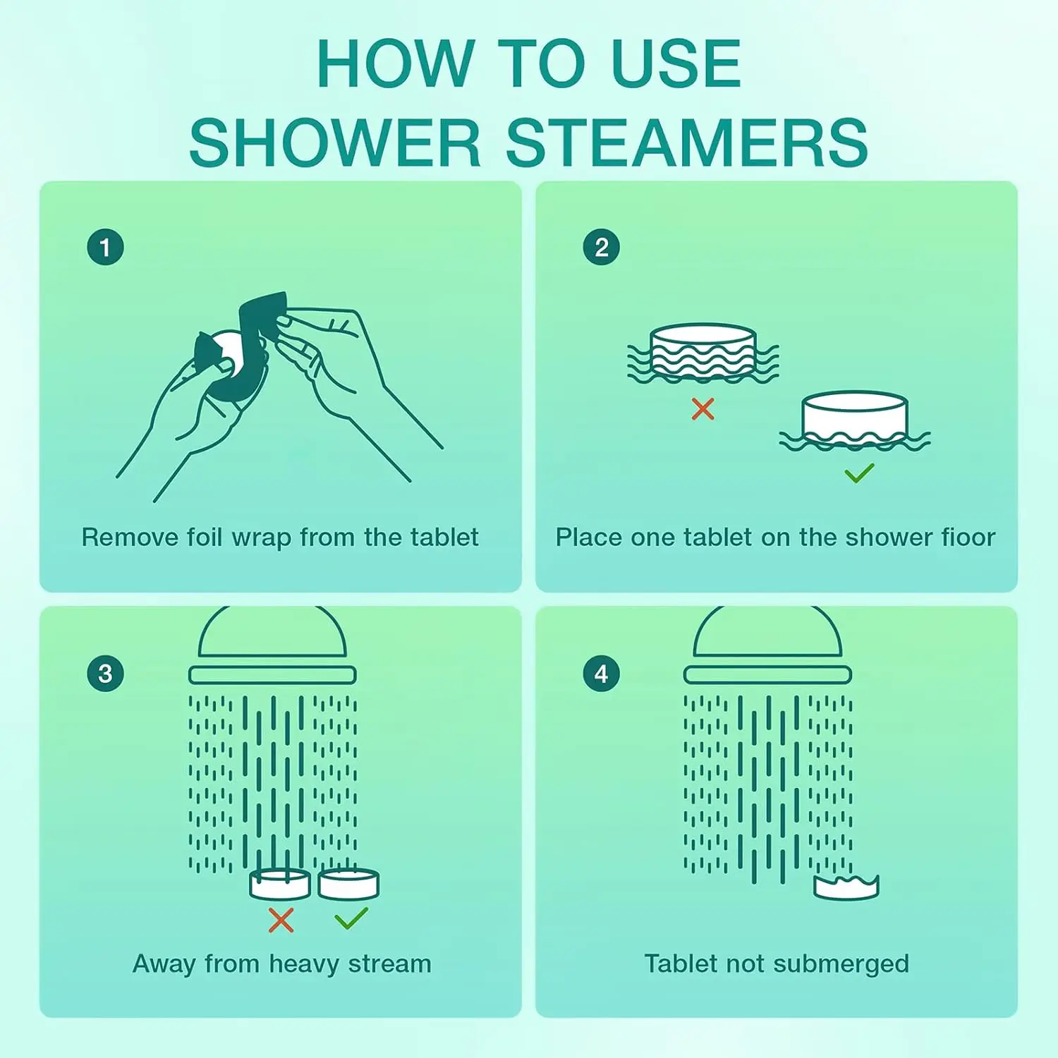 8pcs Shower Steamer Basket Shower Bomb Gift Box Moisturizing Body Care Spa Essential Oil Bath Salts Hotel Home Bubble Bath - Image 5