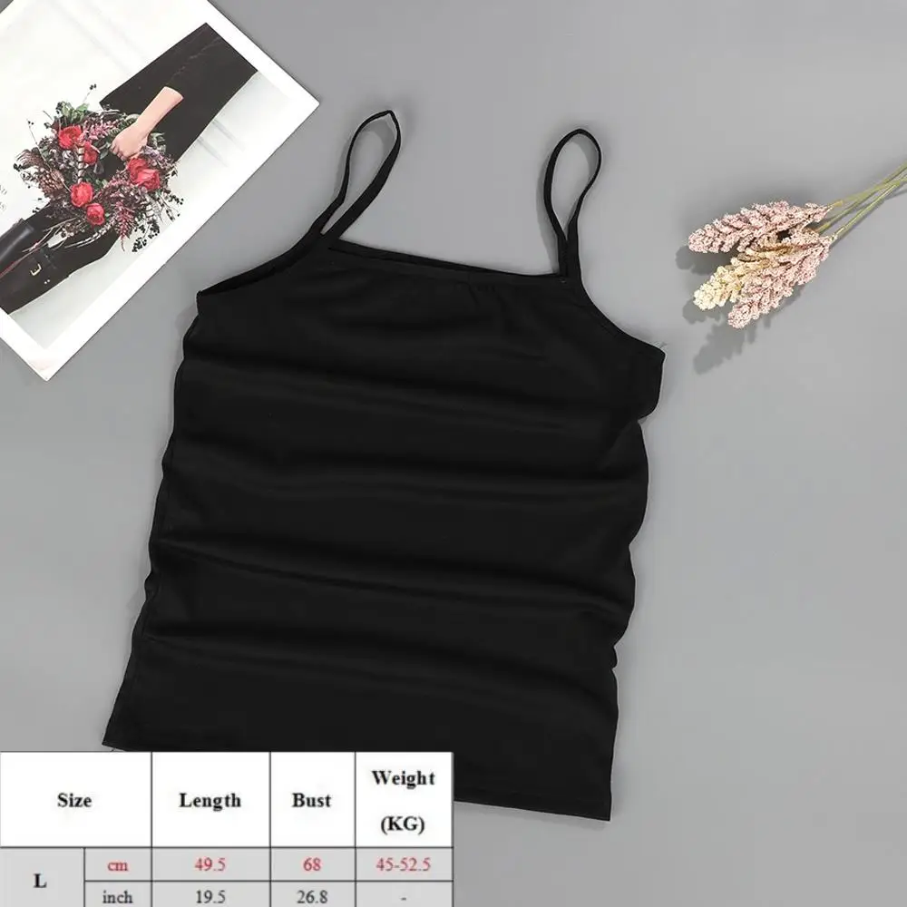 Women Crop Tops Sexy Solid Color Camisole Ice Silk Tube Top Seamless Sports Tank Top Wireless Underwear Padded Bra Bralette Vest - Image 10