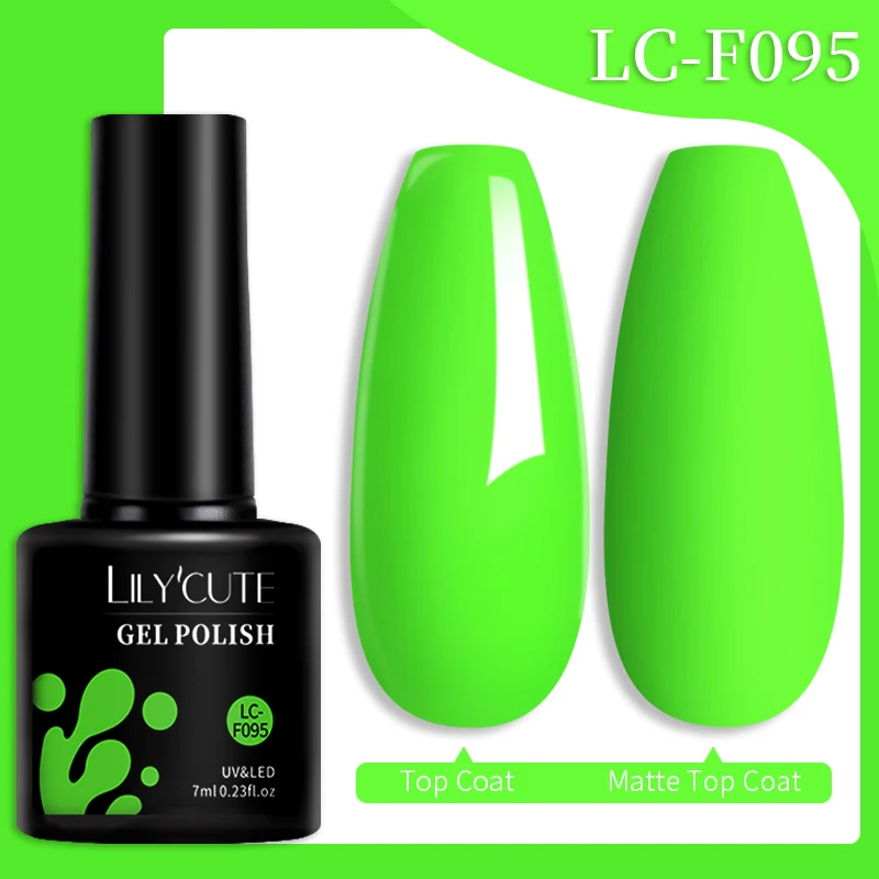 LILYCUTE Thermal Gel Nail Polish Popular In Winter For Manicure Yellow Green Temperature Color-changing Nail Art Gel Varnish - Image 54