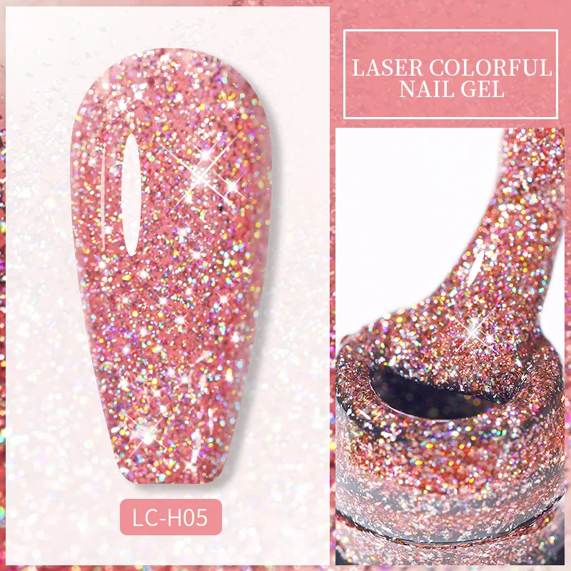 LILYCUTE 7ML Nail Gel Polish Glitter Semi-permanent UV LED Gel Sequins For Manicure Nail Art Design Base Top Coat Gel Varnishes - Image 63