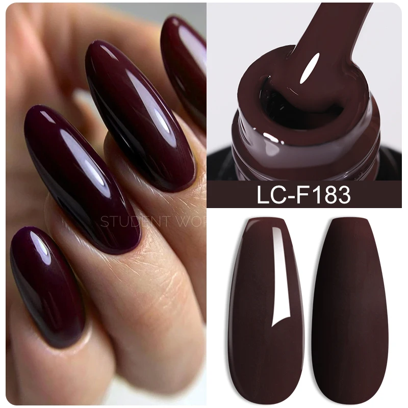 LILYCUTE Thermal Nail Gel Polish Pink Red Dark Purple Gradient Manicure 3 Layers Temperature Color Changing Nail Art Gel Varnish - Image 7
