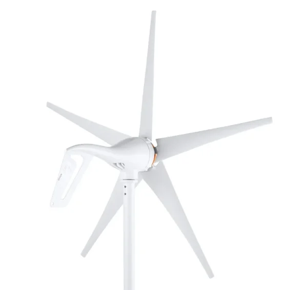 500W Wind Turbine Generator 12V Wind Turbine Kit 5Blade Wind Power Generator with MPPT Controller Adjustable Windward Directio