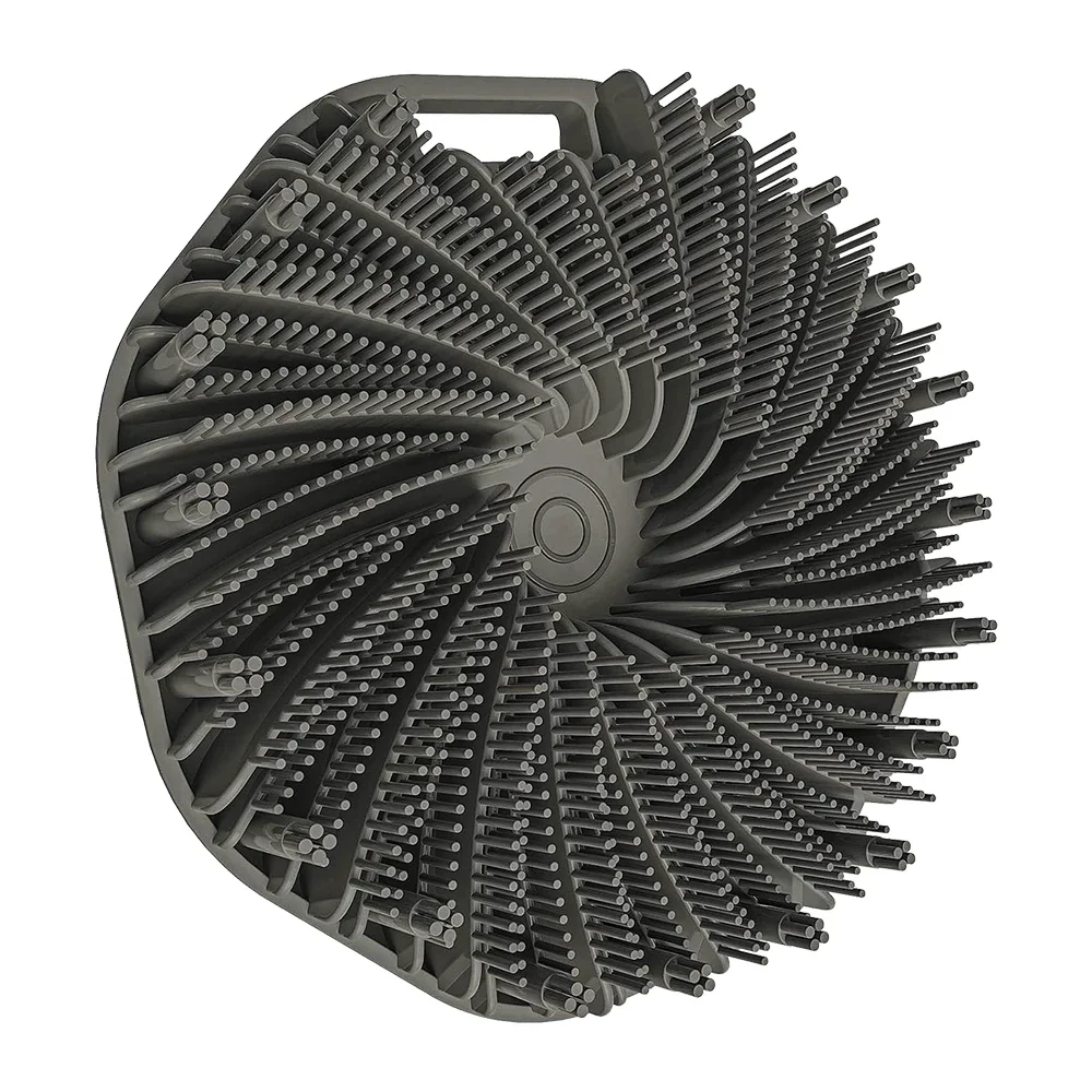 Bath Brush Soft Silicone Body Scrubber With Ergonomic Handle Portable Shower Massage Cleaning Exfoliating Home Tool - Image 10