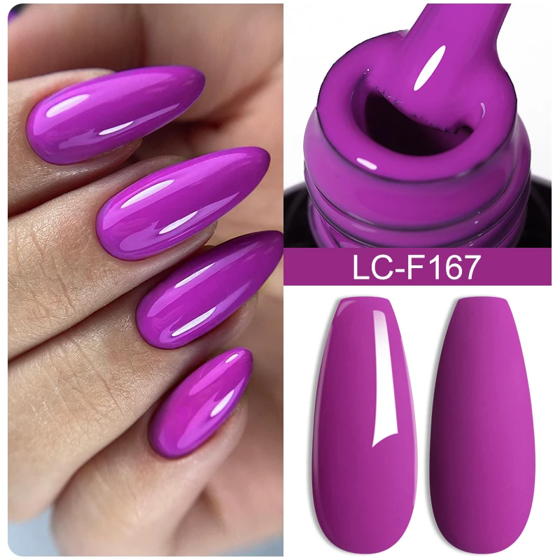 LILYCUTE Thermal Nail Gel Polish Pink Red Dark Purple Gradient Manicure 3 Layers Temperature Color Changing Nail Art Gel Varnish - Image 20