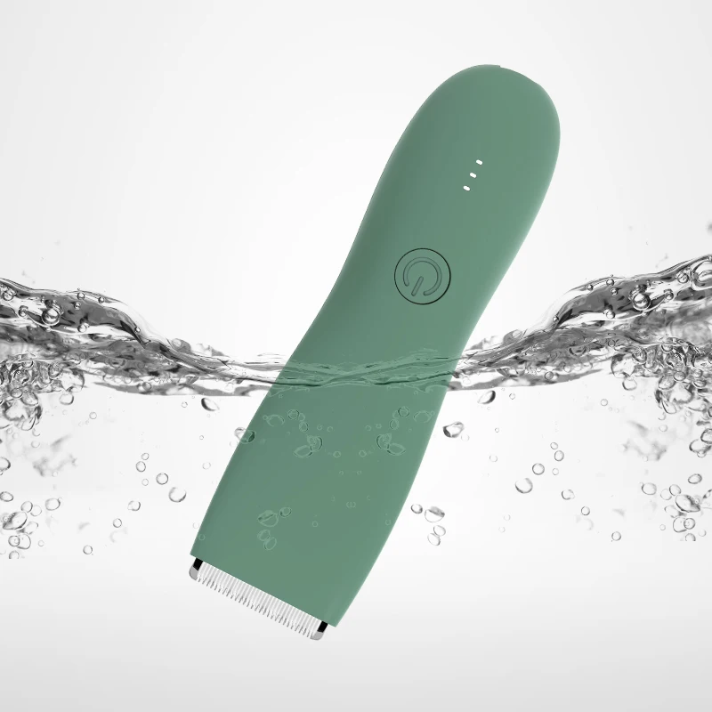 Body Hair Trimmer Shaver for Men Trimmer for Groin Pubic Replaceable Ceramic Blade Groomer Electric Razor Waterproof Clipper - Image 4