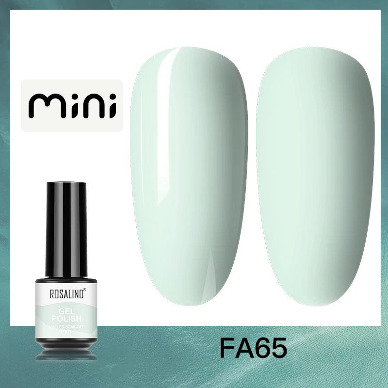 ROSALIND 5ml UV Gel Varnishes Gel Nail Polish Hybrid Soak Off Semi Permanent Base Top Coat Nail Polish for Nail Art - Image 26
