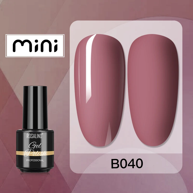 ROSALIND 5ml UV Gel Varnishes Gel Nail Polish Hybrid Soak Off Semi Permanent Base Top Coat Nail Polish for Nail Art - Image 66