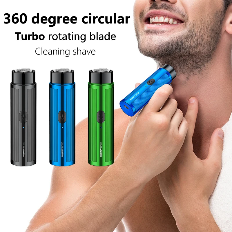 Mini Electric Shaver For Men Portable Electric Razor Beard Knife USB Charging Men's Face Beard Shaver Body Razor Long-Lasting