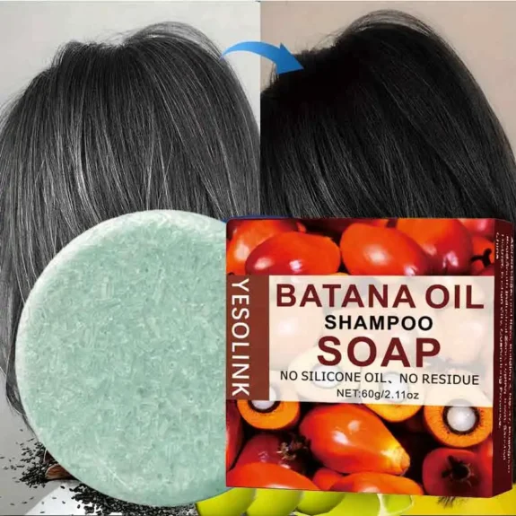Batana Oil Organic Shampoo And Hair Shampoo Soap Bar For Hair Growth Cleansing Anti-Breakage Repair Damaged Hair Care Women