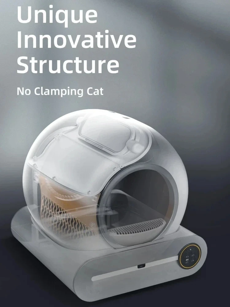 Tonepie 65L Automatic Smart Cat Litter Box Self Cleaning Fully Enclosed Cat Litter Box Pet Toilet Litter Tray English versions - Image 6