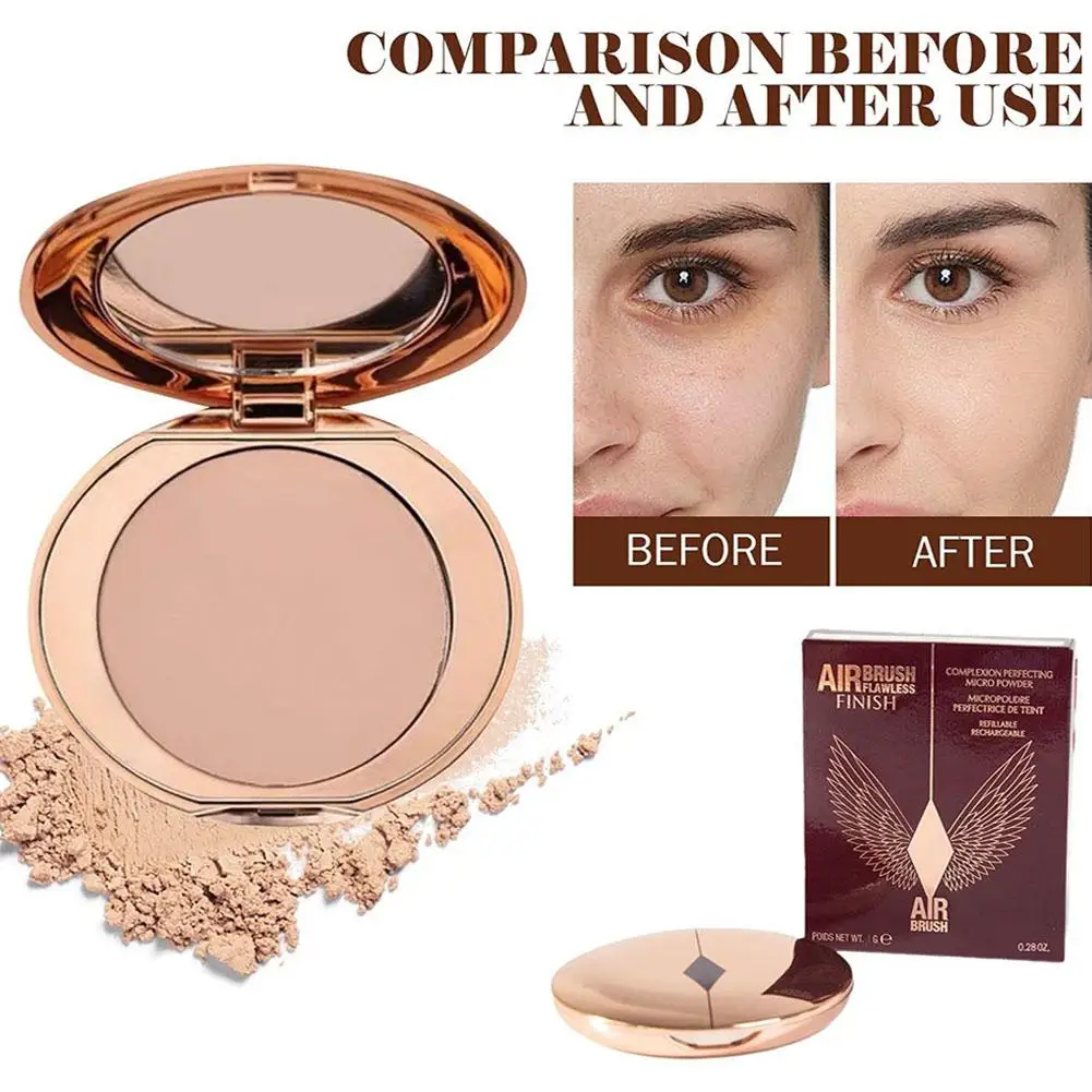 Oil Control Waterproof Puffs Cosmetics Moisturizing Setting Powder Make Up Matte Glitter Eyeshadow Fashion Eye Shadow Makeup - Image 2