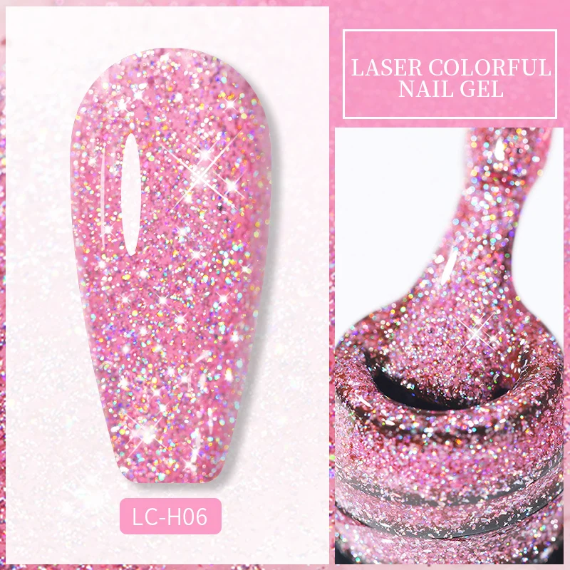LILYCUTE 7ML Nail Gel Polish Glitter Semi-permanent UV LED Gel Sequins For Manicure Nail Art Design Base Top Coat Gel Varnishes - Image 59