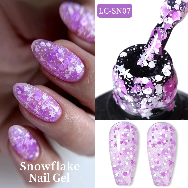 LILYCUTE Thermal Nail Gel Polish 3 Layers Gradient Nude Pink Glitter Temperature Color Changing Semi Permanent Nail Art Varnish - Image 25