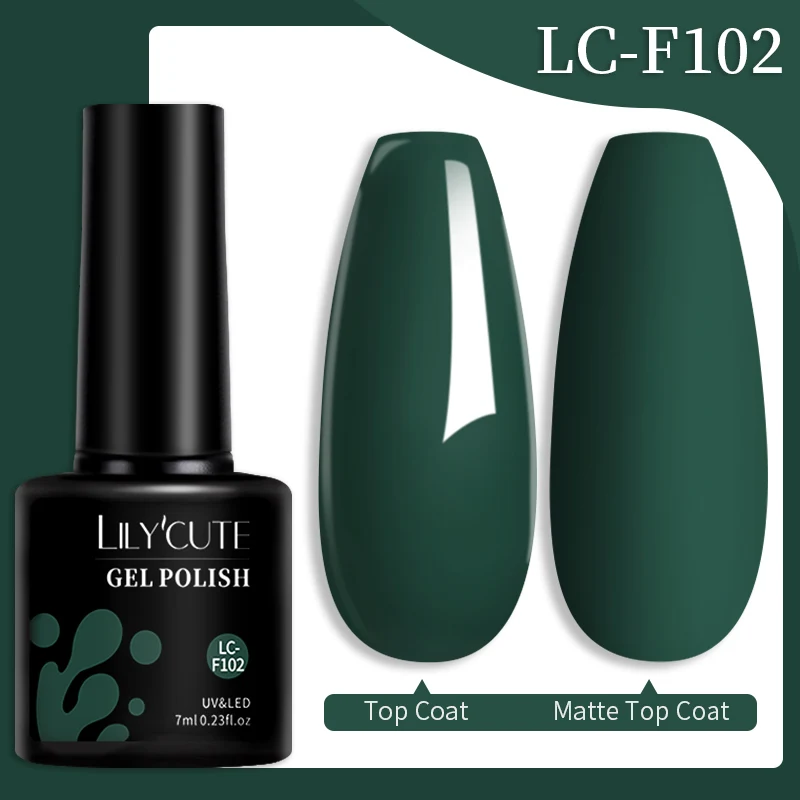 LILYCUTE Thermal Gel Nail Polish Popular In Winter For Manicure Yellow Green Temperature Color-changing Nail Art Gel Varnish - Image 145