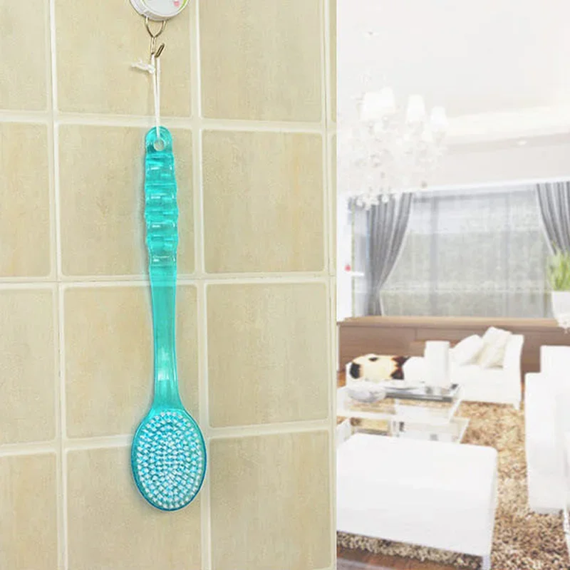 Long Handle Soft Bath Body Brush Back Shower Brushes With Handle Exfoliating Scrub Skin Massager Exfoliation Bathroom Brush - Image 5