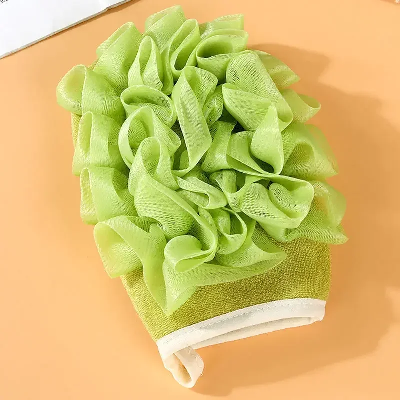 2 In1 Body Bath Sponge Super Soft Exfoliating Loofahs Shower Ball Hangable Scrub Towel Bath Ball For Body Cleaning Brush - Image 9