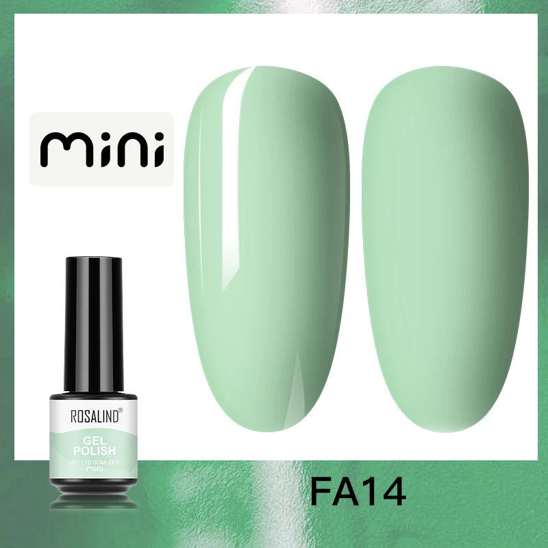 ROSALIND 5ml UV Gel Varnishes Gel Nail Polish Hybrid Soak Off Semi Permanent Base Top Coat Nail Polish for Nail Art - Image 54
