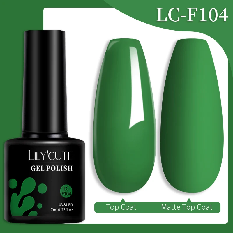LILYCUTE Thermal Gel Nail Polish Popular In Winter For Manicure Yellow Green Temperature Color-changing Nail Art Gel Varnish - Image 147