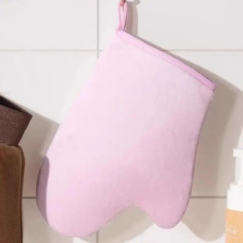 Self-Tanning Glove Body Lotion Mitt Double-Sided Prevents Sticky Hands Applicator Quick Dry Flocking Glove Makeup Applicator - Image 2
