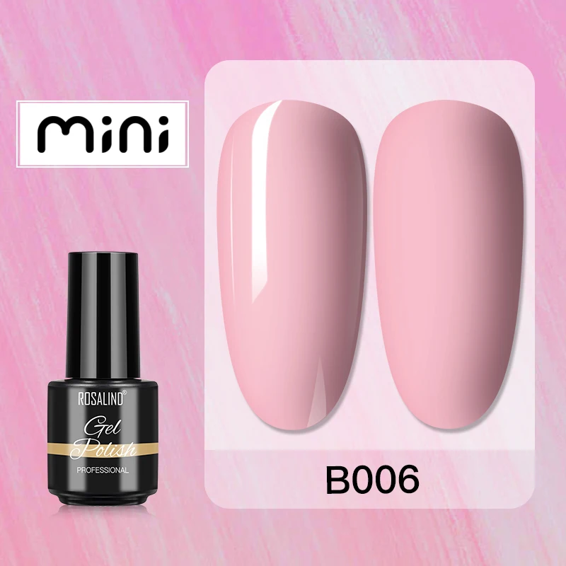 ROSALIND 5ml UV Gel Varnishes Gel Nail Polish Hybrid Soak Off Semi Permanent Base Top Coat Nail Polish for Nail Art - Image 100