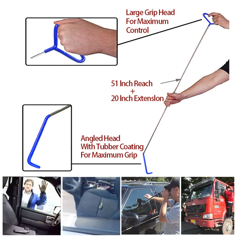 New Car Wedge Pump Locksmith Thickened Auto Door Repair Kit Air Cushion Emergency Open Unlock Tools with Long Reach Grabber - Image 5