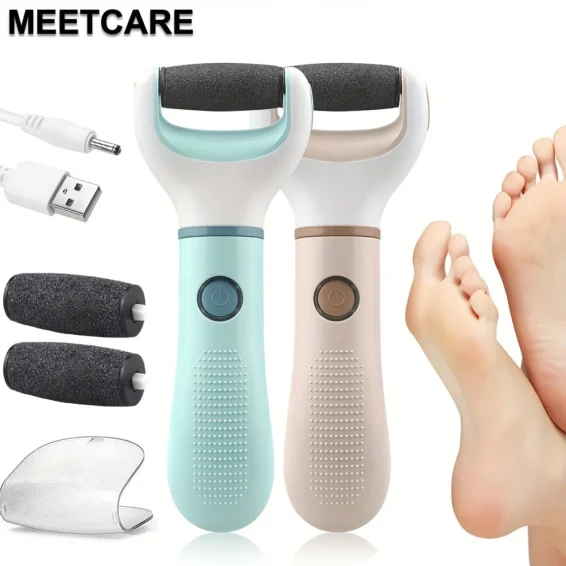 Electric Foot Grinder Auto Wireless Remove Dead Skin Calluses Cracks Hard Cracked skin Pedicure Tool Waterproof Foot Cleaner