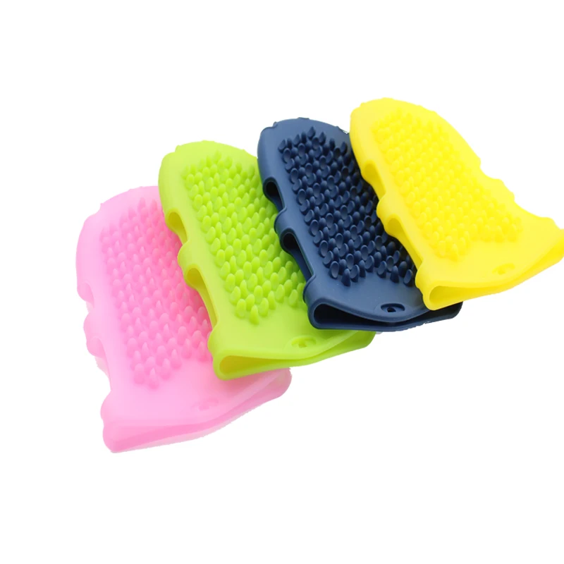 Massage Glove Bath Towel silicone bath brush Skin Clean Silicone Bath Brushes Shower Gloves Bath Scrub Remover Body Exfoliating - Image 3