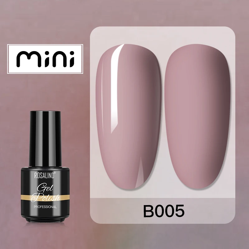 ROSALIND 5ml UV Gel Varnishes Gel Nail Polish Hybrid Soak Off Semi Permanent Base Top Coat Nail Polish for Nail Art - Image 8