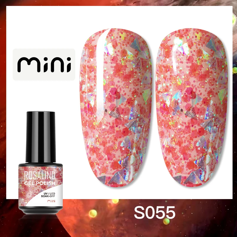 ROSALIND 5ml UV Gel Varnishes Gel Nail Polish Hybrid Soak Off Semi Permanent Base Top Coat Nail Polish for Nail Art - Image 102