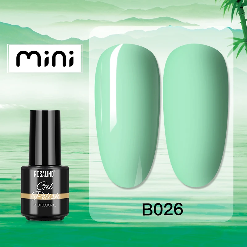 ROSALIND 5ml UV Gel Varnishes Gel Nail Polish Hybrid Soak Off Semi Permanent Base Top Coat Nail Polish for Nail Art - Image 88