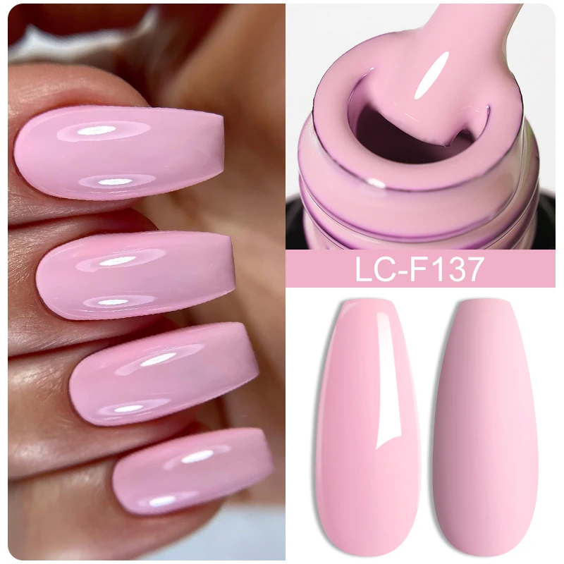 LILYCUTE Thermal Nail Gel Polish 3 Layers Gradient Nude Pink Glitter Temperature Color Changing Semi Permanent Nail Art Varnish - Image 104