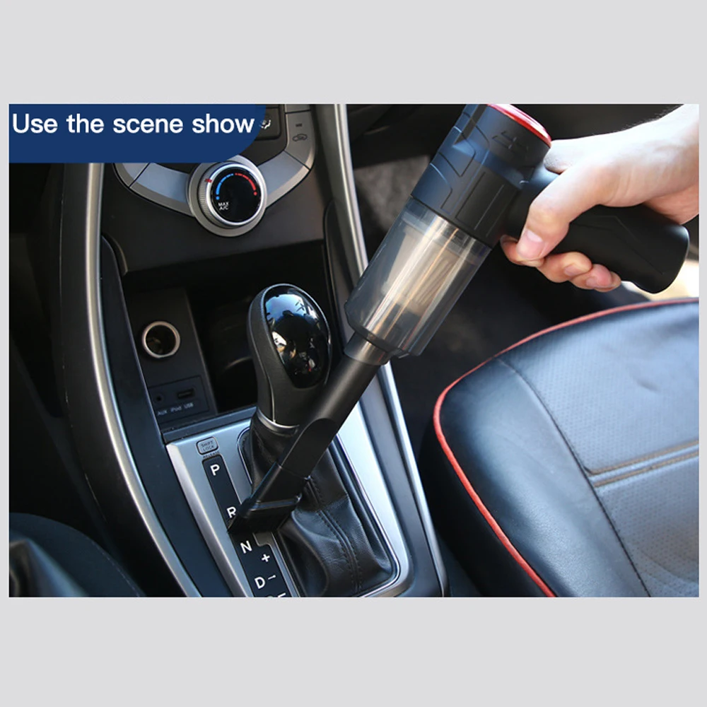 16000PA 150W Wireless Car Vacuum Cleaner Handheld USB Charging Power Suction Air Blower Cordless Car Vacuum Auto Duster for Home - Image 4