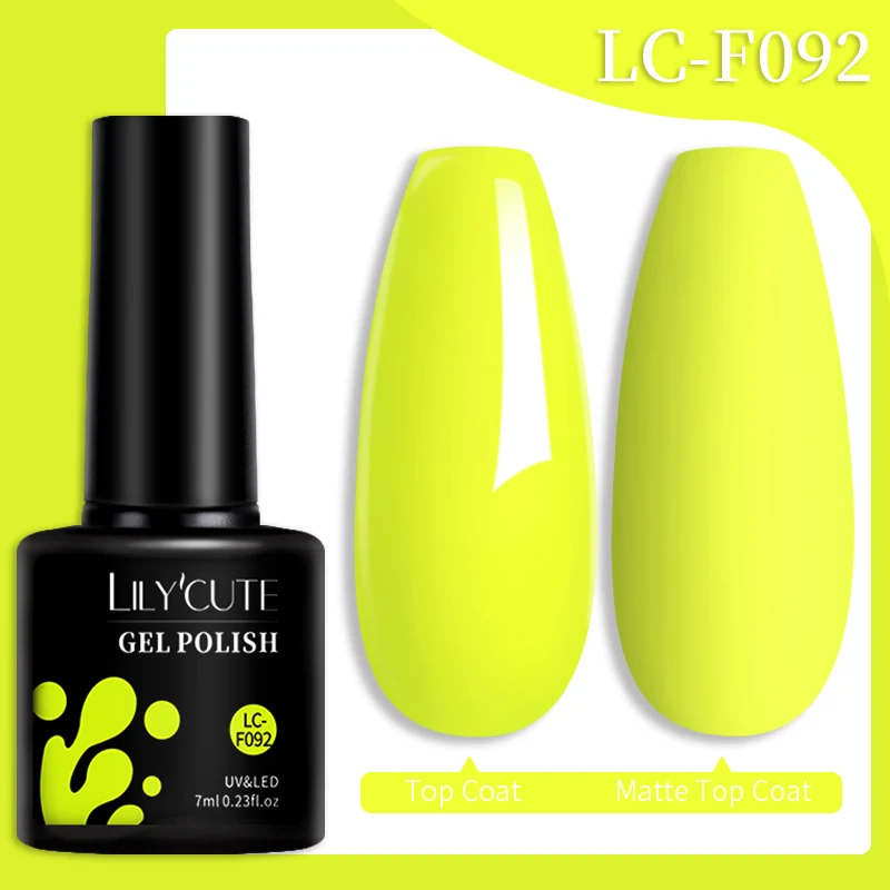 LILYCUTE Thermal Gel Nail Polish Popular In Winter For Manicure Yellow Green Temperature Color-changing Nail Art Gel Varnish - Image 53