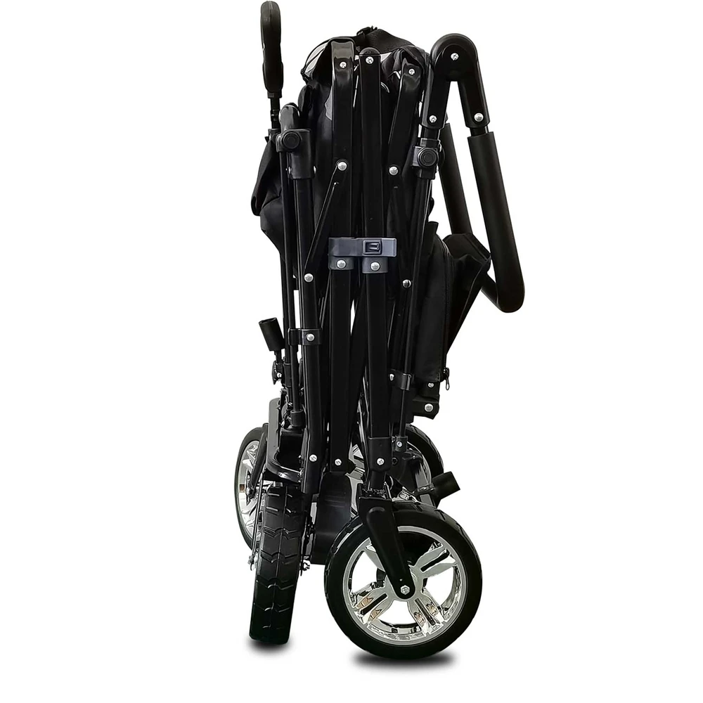 Outdoor Camping Vehicle with Shed, Multifunctional, Installation Free, Foldable Pole Camping Vehicle, Portable Shopping Cart - Image 3