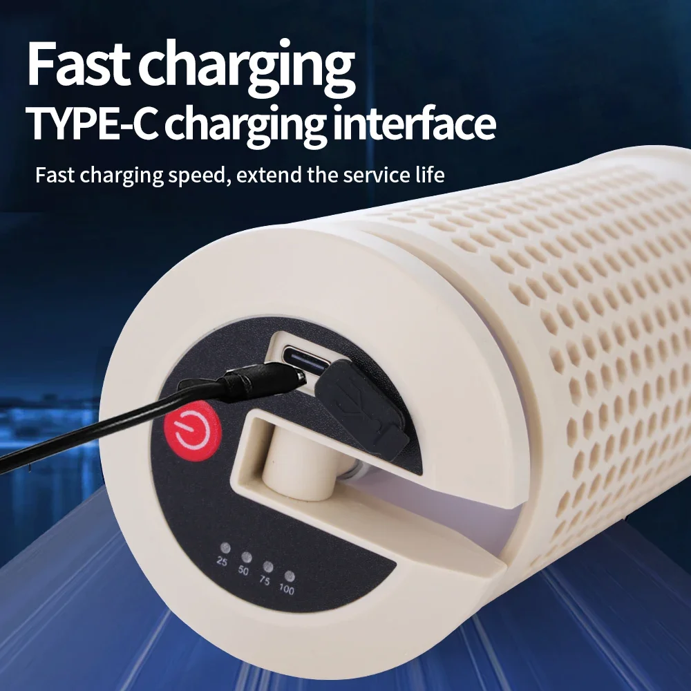 Portable Camping Lantern,Warm/Cool White,Type-C Charge,Battery Display,Retractable, 180° Rotatable,Hook,Camping/Fishing/Outdoor - Image 3