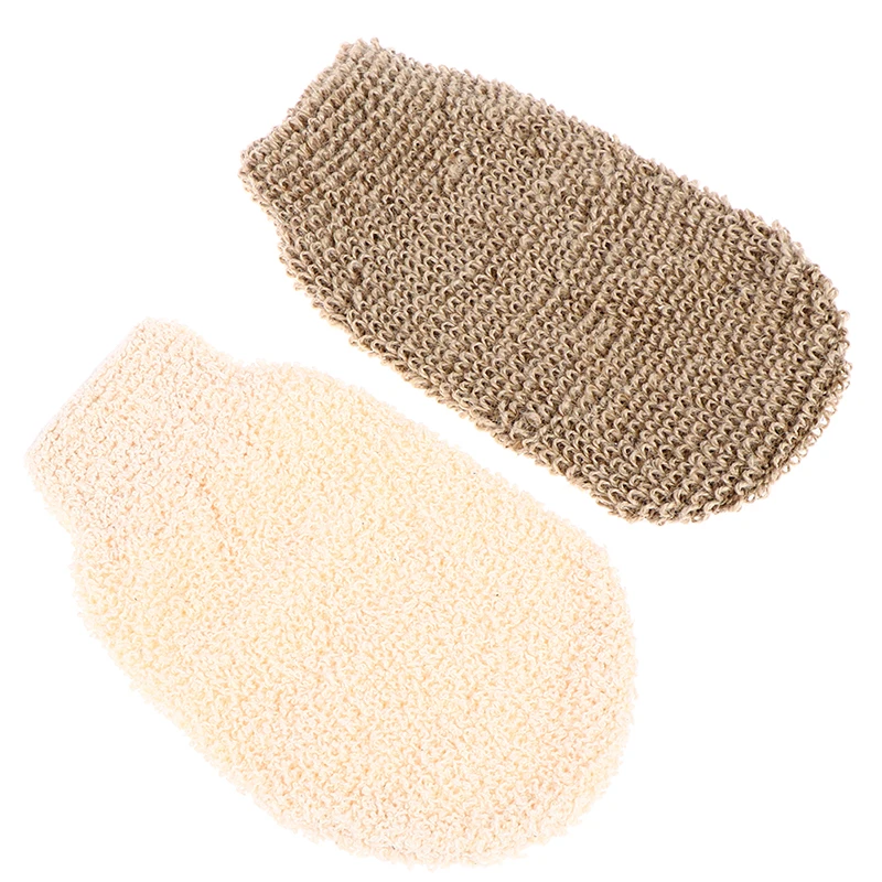 2 Pcs Peeling Exfoliating Gloves Shower Body Brush Fingers Bath Towel For Shower Body Brush Towel SPA Foam Body Massage - Image 4