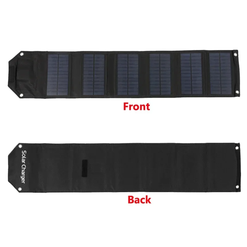 60W 80W 100W Foldable Solar Panel 5V USB Portable Folding Bag Battery Charger for Phone Outdoor Camping Waterproof Power Bank - Image 2